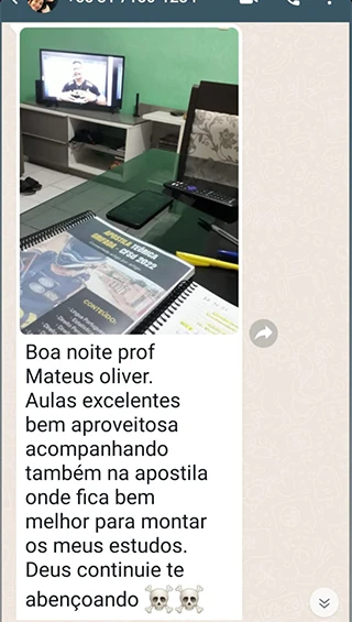 Depoimento de aluno 12