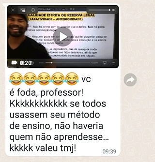 Depoimento de aluno 17