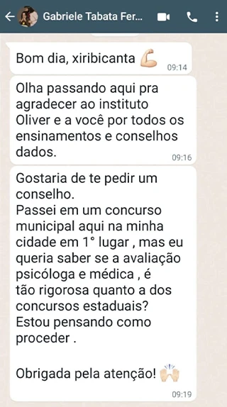 Depoimento de aluno 2