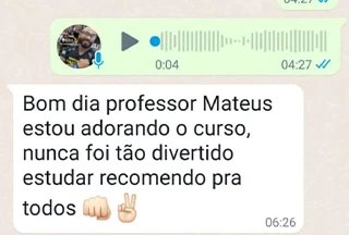 Depoimento de aluno 9